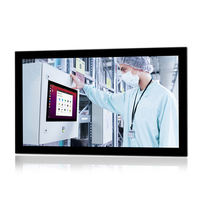 1920 x 1080 toque industrial Fanless da polegada PCAP do PC 24 do painel multi