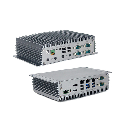 Portos encaixados industriais Fanless de Gen Intel Elkhart Lake J6412 3XLAN do PC da caixa 12os