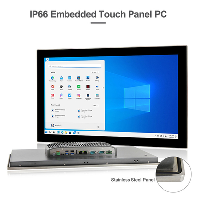 24 computadores I5-8265U Windows do tela táctil da polegada 11 RS485 RS232