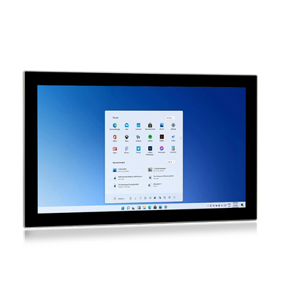 21&quot; definição capacitiva 1920 x do PC IP65 do tela táctil rede 1080 dupla