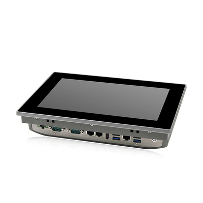 Intel J6412 Rugged Panel PC 10 pontos Capacitivo Touch Panel PC IP65 com 3xRJ45