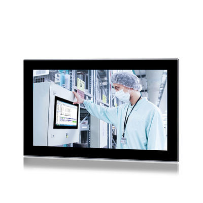 18.5Inch industrial toda em uma parte dianteira IP65 do processador central do painel J1900 do PC HMI do  