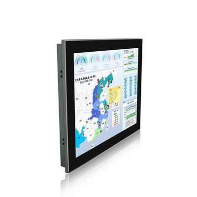15&quot; de aço inoxidável luz solar capacitiva do monitor 1500nits do toque legível