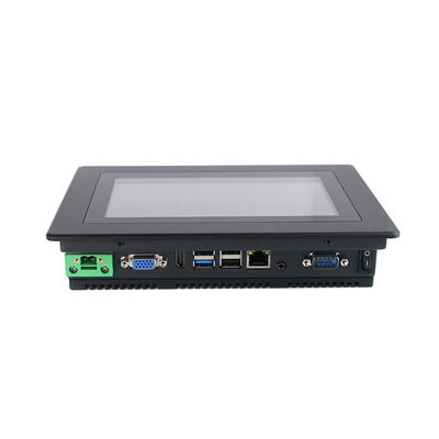 500 moldura lisa das lêndeas PCAP PC do painel de 7 polegadas, computador industrial do tela táctil de Celeron