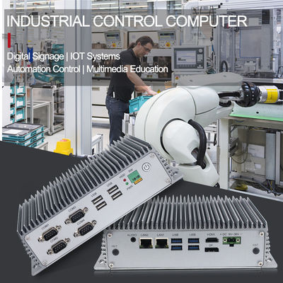 Controle industrial da automatização industrial de Intel Core I7 dos portos de Mini Pc Fanless Two Ethernet