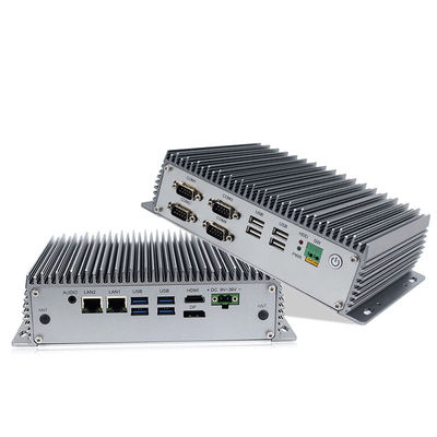 PC duplo do ODM I5 8265U 24vdc Lan Industrial Embedded Box para sistemas de IOT