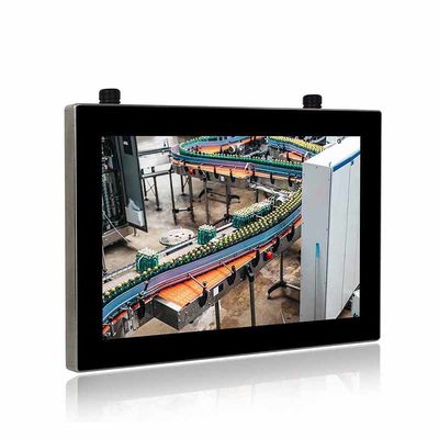 polegada completamente fechado 25W do PC de aço inoxidável IP69K 12 do painel 450cd/M2