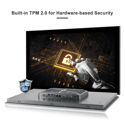 Toque capacitivo PC encaixado 1000nits do painel de toque para a automatização industrial