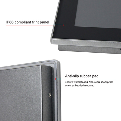 17&quot; PC encaixado Windows11 Fanless todo do painel de toque em um PC capacitivo do painel de toque