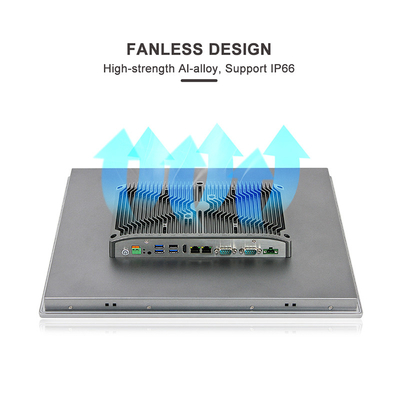 PC industrial Resistive capacitivo áspero do toque 19inch HMI com 4G 5G WiFi