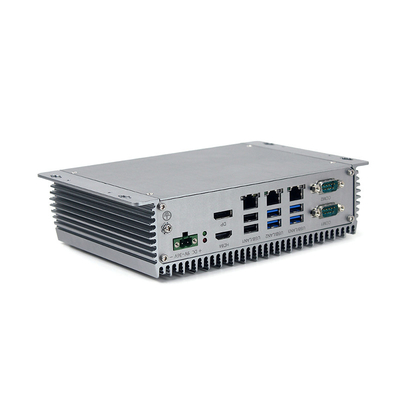 SSD encaixado Fanless 3xRJ45 Lan Linux de Mini Computer J6412 DDR4 M.2/Win10 pro