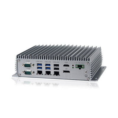 PC Fanless industrial áspero DC24V Wins10 do OEM mini/LAN de Linux 3
