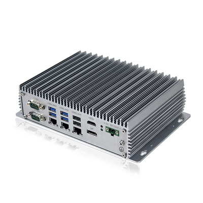 COM Fanless pequena do LAN 10 USB 6 do PC 3 de Intel Celeron J6412 do computador da caixa mini