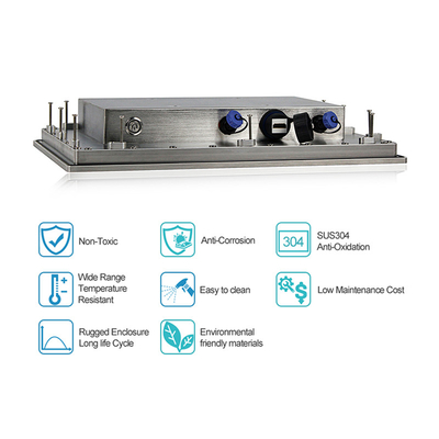 Processador central industrial do PC 3855U do painel de IP69K PC impermeável do painel de 13,3 polegadas