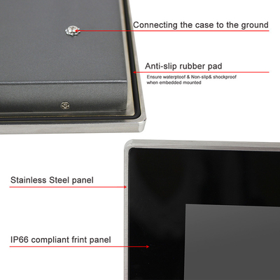 PC 24&quot; do painel de toque de TPM 2,0 multi PC industrial 1920 x 1080 do painel