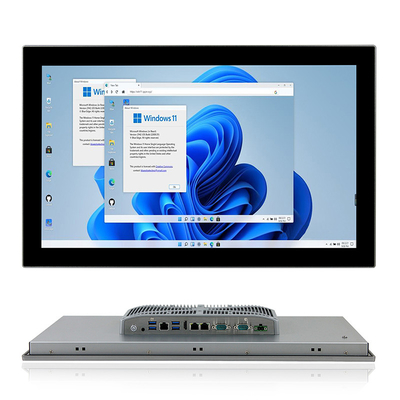 Painel industrial sem ventoinha de 21,5&quot; PC J6412 Intel Elkhart Lake tela de toque capacitiva