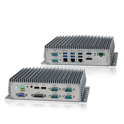Janela Fanless 11 do PC de Mini Industrial Embedded Box com 6*COM