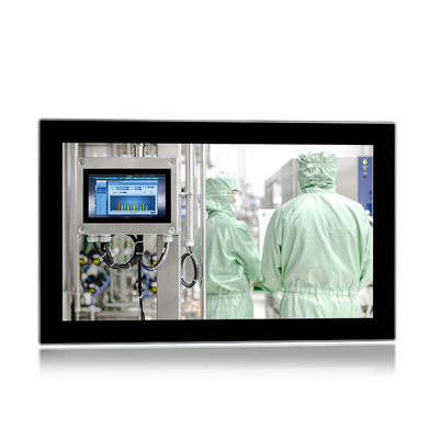 17,3” 10 pontos do PC Fanless capacitivo do painel de Intel Celeron J6412 2.0GHz AIO do PC do painel de toque
