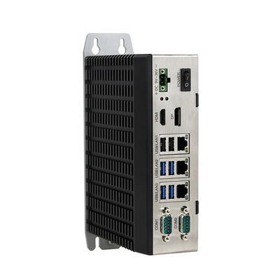 PC Fanless industrial Windows10/11 8gb do trilho do RUÍDO mini com LAN de 3 X