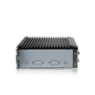 Ethernet industriais do PC J6412 3 da caixa da liga de alumínio PC de Barebone dos mini mini
