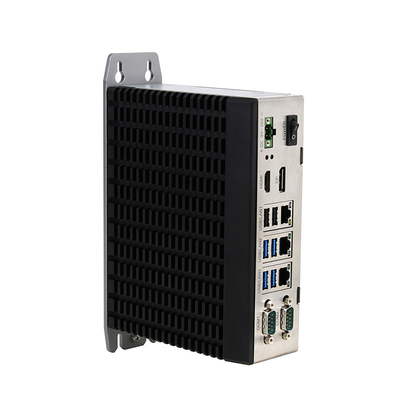 J6412 3 COM do LAN 2 encaixou o computador industrial Fanless para controles industriais