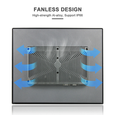 Da montagem industrial do PC do painel de toque de J6412 TPM2.0 tela táctil capacitivo 4USB