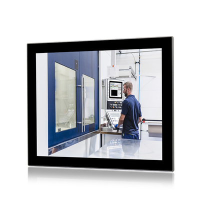Industrial toda em um processador central J6412 X6425E encaixado Fanless do PC do painel de HMI