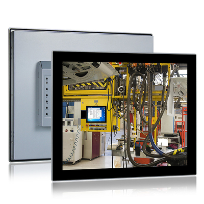 monitor capacitivo do toque 17inch industrial com brilho da exposição 400 24VDC
