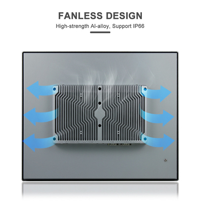 Ponto industrial Fanless 17INCH de PCAP 1280 x 1024 do PC 10 do painel de Wifi