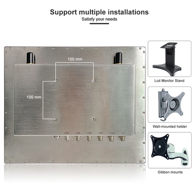 PC industrial do painel de Windows 10 impermeável toda em uma 17 polegadas com Wifi