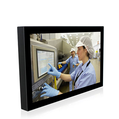 IP67 LAN Fanless USB RS232 PCAP do tela táctil do PC do painel de 21,5 polegadas