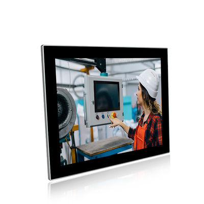 IP65 encaixou SSD de aço inoxidável TPM 2,0 da polegada J1900 4G RAM 64GB do PC 15 do painel