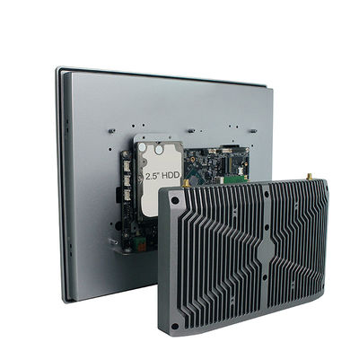 IP65 encaixou SSD de aço inoxidável TPM 2,0 da polegada J1900 4G RAM 64GB do PC 15 do painel