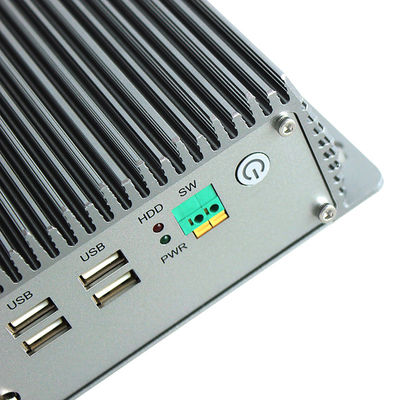 Processador central industrial pequeno áspero 2 de COM 8 USB RS232 RS485 8o do LAN 4 do computador