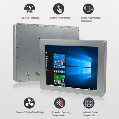 Do PC Resistive do painel IP67 do fio do OEM 5 uso industrial todo em um computador