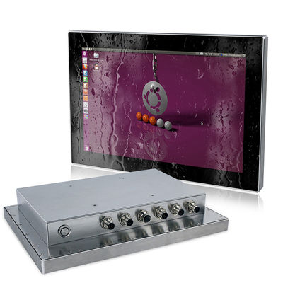 Tela táctil Fanless impermeável industrial do PC do painel Ip66 de 12in com caso de aço inoxidável