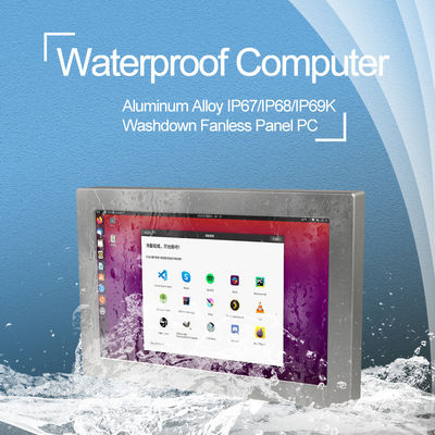 Computador industrial Desktop do tela táctil Win7 impermeável para o fuzileiro naval