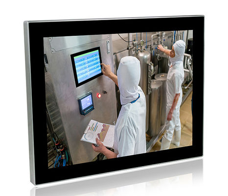 PC impermeável capacitivo do tela táctil de RS485 Ip69k 10 pontos da categoria industrial