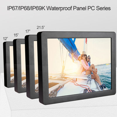 Hmi Vesa Industrial Panel Mount Pc, computador do painel de toque do toque de Ip69k