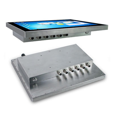 VGA cabografa o PC do painel de Windows 7, 15 computador industrial áspero da polegada Ip69k