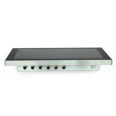 PC de aço inoxidável químico do painel da indústria HDMI, computador IP66 médico Fanless