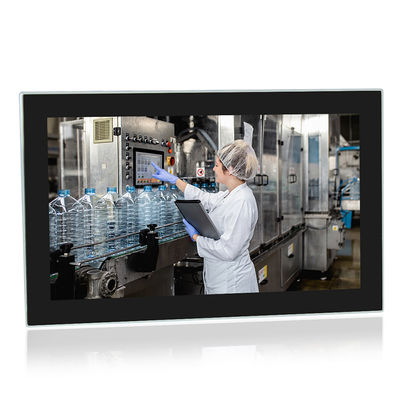 PC de aço inoxidável químico do painel da indústria HDMI, computador IP66 médico Fanless