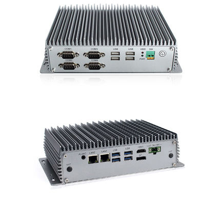PC encaixado industrial duplo Intel Core I78565U da caixa de HDMI VGA 20W