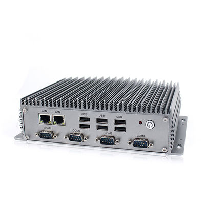Áspero Fanless industrial do estojo compacto do PC I5 do OEM Win10 DDR4L MSATA mini encaixado