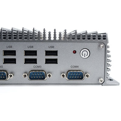 Áspero Fanless industrial do estojo compacto do PC I5 do OEM Win10 DDR4L MSATA mini encaixado