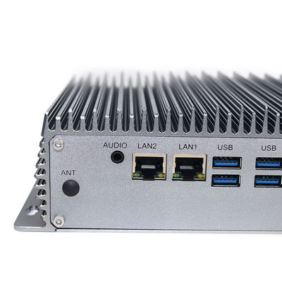 Áspero Fanless industrial do estojo compacto do PC I5 do OEM Win10 DDR4L MSATA mini encaixado