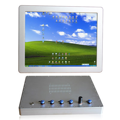 Uso Fanless de Windows Hmi do tela táctil do PC áspero do painel da caixa X86 IP69K do metal