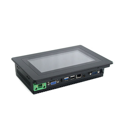 O PC de Mini Industrial Touch Panel de 7 polegadas encaixou a montagem IP65 da parte dianteira HMI