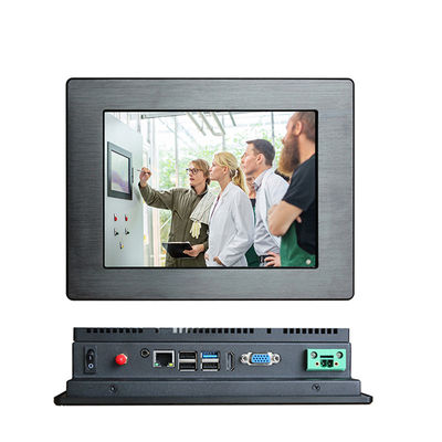 Tela táctil Fanless industrial de Dual Core 3855U AIO do PC de Linux Celeron mini