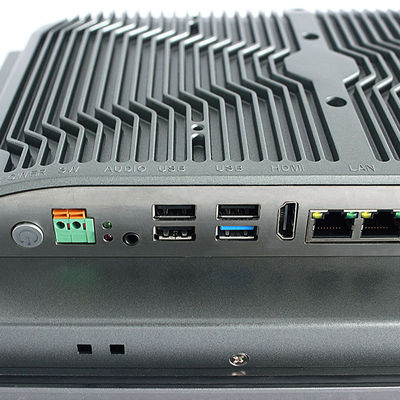 Wifi BT industrial toda em um tela táctil Intel I3 8o X86 Ubuntu do PC impermeável